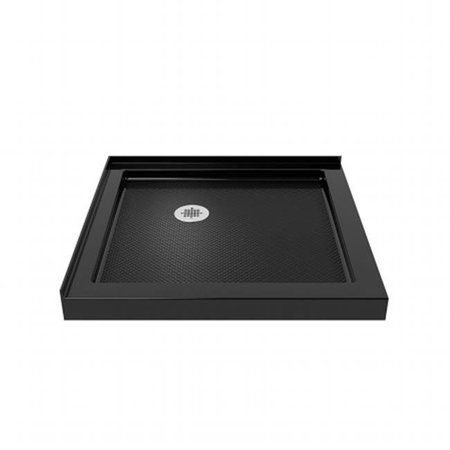 DREAMLINE DreamLine DLT-1036360-88 2.75 x 36 x 36 in. SlimLine Double Threshold Shower Base; Black DLT-1036360-88